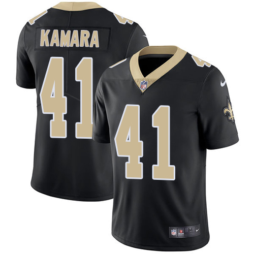 Nike Saints #41 Alvin Kamara Black Team Color Youth Stitched NFL Vapor Untouchable Limited Jersey