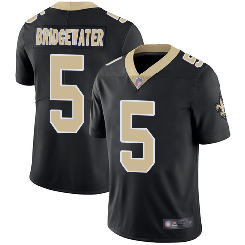 Nike Saints #5 Teddy Bridgewater Black Team Color Youth Stitched NFL Vapor Untouchable Limited Jersey