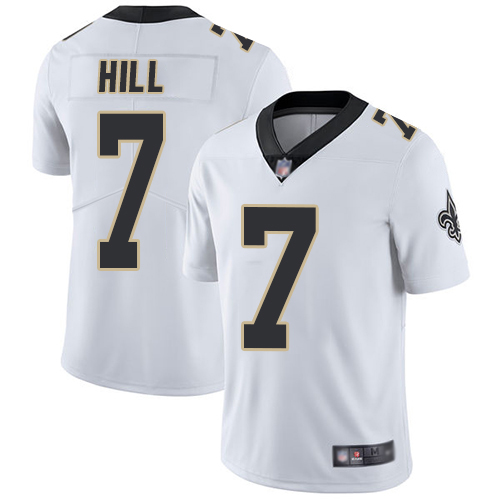 Nike Saints #7 Taysom Hill White Youth Stitched NFL Vapor Untouchable Limited Jersey