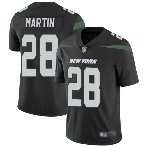 Nike Jets #28 Curtis Martin Black Alternate Youth Stitched NFL Vapor Untouchable Limited Jersey