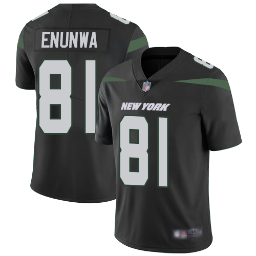 Nike Jets #81 Quincy Enunwa Black Alternate Youth Stitched NFL Vapor Untouchable Limited Jersey