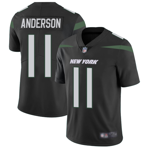 Nike Jets #11 Robby Anderson Black Alternate Youth Stitched NFL Vapor Untouchable Limited Jersey