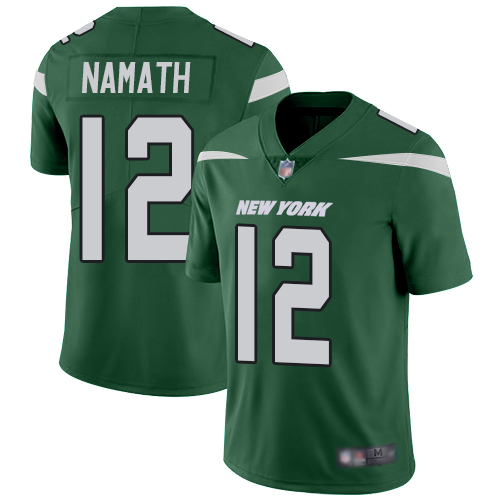 Nike Jets #12 Joe Namath Green Team Color Youth Stitched NFL Vapor Untouchable Limited Jersey