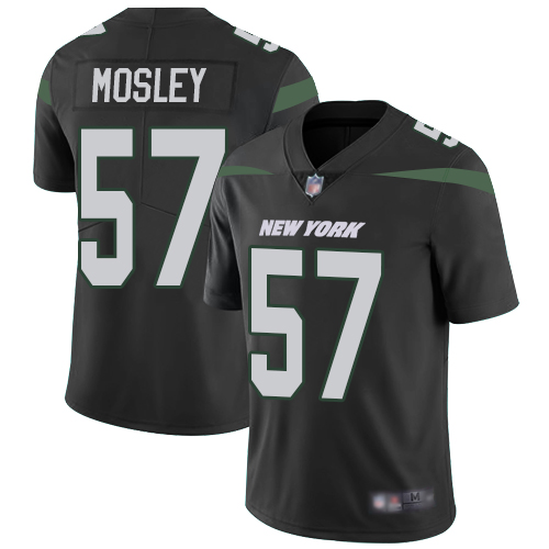 Nike Jets #57 C.J. Mosley Black Alternate Youth Stitched NFL Vapor Untouchable Limited Jersey