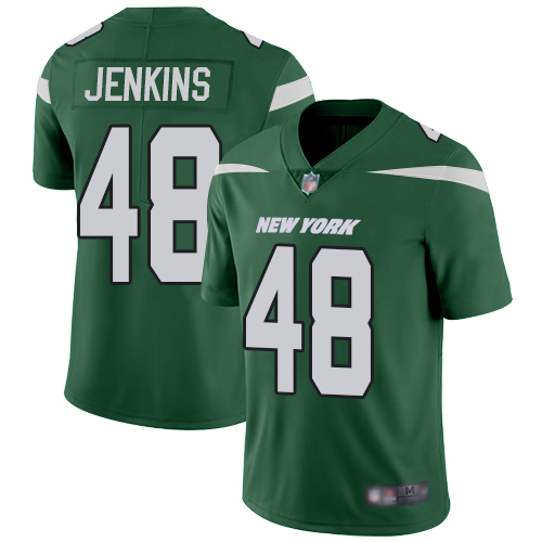 Nike Jets #48 Jordan Jenkins Green Team Color Youth Stitched NFL Vapor Untouchable Limited Jersey