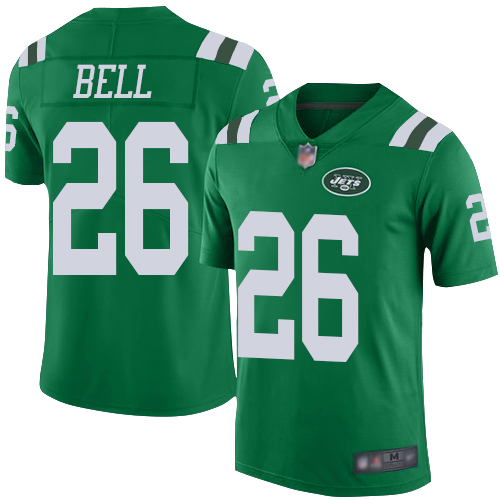 Nike Jets #26 Le'Veon Bell Green Youth Stitched NFL Limited Rush Jersey