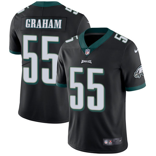 Nike Eagles #55 Brandon Graham Black Alternate Youth Stitched NFL Vapor Untouchable Limited Jersey