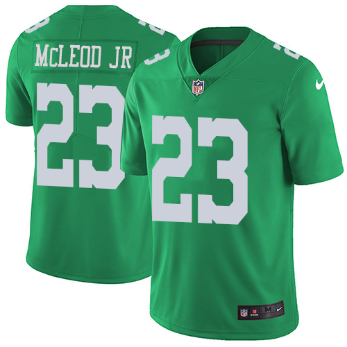 Nike Eagles #23 Rodney McLeod Jr Green Youth Stitched NFL Limited Rush Jersey