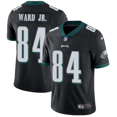 Nike Eagles #84 Greg Ward Jr. Black Alternate Youth Stitched NFL Vapor Untouchable Limited Jersey