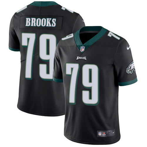 Nike Eagles #79 Brandon Brooks Black Alternate Youth Stitched NFL Vapor Untouchable Limited Jersey
