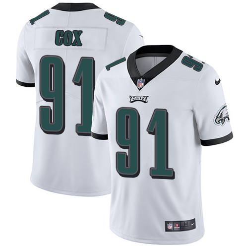 Nike Eagles #91 Fletcher Cox White Youth Stitched NFL Vapor Untouchable Limited Jersey
