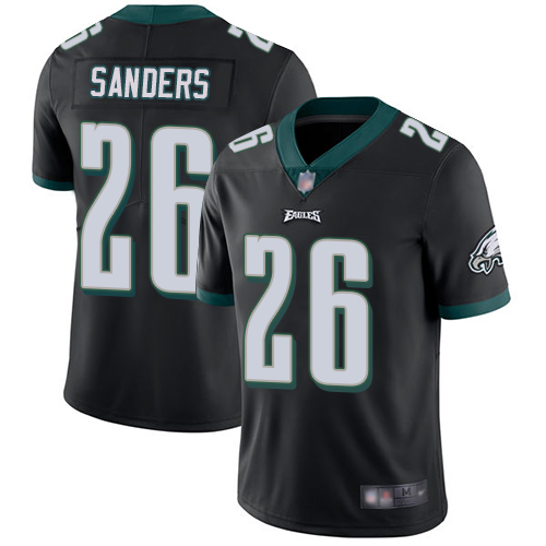 Nike Eagles #26 Miles Sanders Black Alternate Youth Stitched NFL Vapor Untouchable Limited Jersey