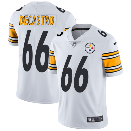 Nike Steelers #66 David DeCastro White Youth Stitched NFL Vapor Untouchable Limited Jersey