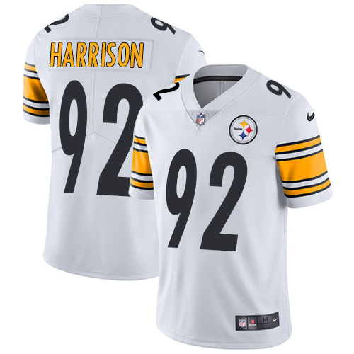 Nike Steelers #92 James Harrison White Youth Stitched NFL Vapor Untouchable Limited Jersey