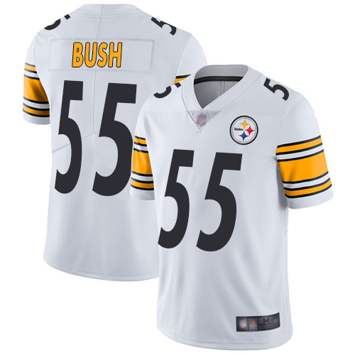 Nike Steelers #55 Devin Bush White Youth Stitched NFL Vapor Untouchable Limited Jersey