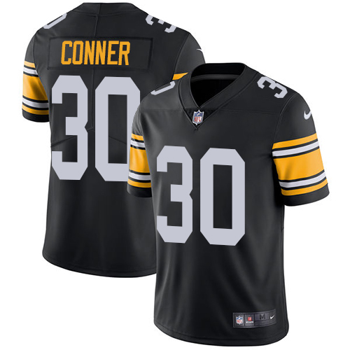 Nike Steelers #30 James Conner Black Alternate Youth Stitched NFL Vapor Untouchable Limited Jersey