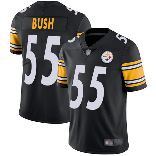 Nike Steelers #55 Devin Bush Black Team Color Youth Stitched NFL Vapor Untouchable Limited Jersey