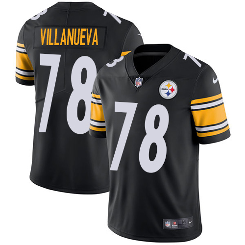 Nike Steelers #78 Alejandro Villanueva Black Team Color Youth Stitched NFL Vapor Untouchable Limited Jersey