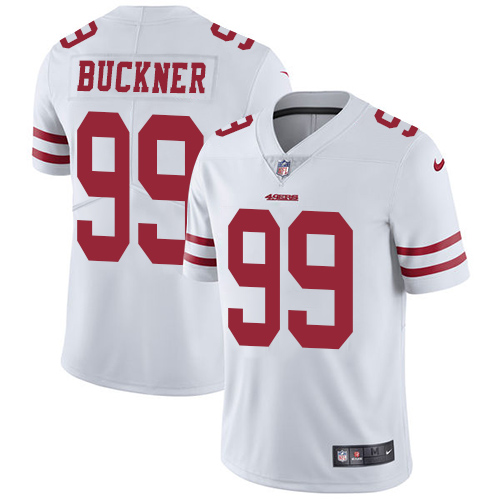 Nike 49ers #99 DeForest Buckner White Youth Stitched NFL Vapor Untouchable Limited Jersey