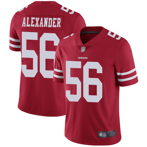 Nike 49ers #56 Kwon Alexander Red Team Color Youth Stitched NFL Vapor Untouchable Limited Jersey