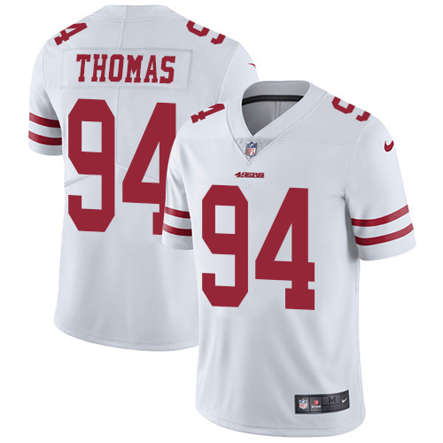 Nike 49ers #94 Solomon Thomas White Youth Stitched NFL Vapor Untouchable Limited Jersey