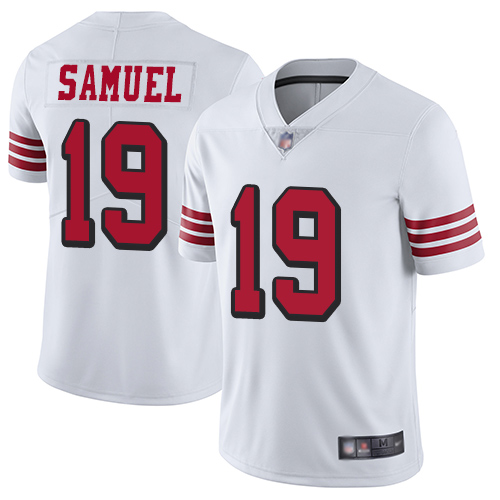 Nike 49ers #19 Deebo Samuel White Rush Youth Stitched NFL Vapor Untouchable Limited Jersey