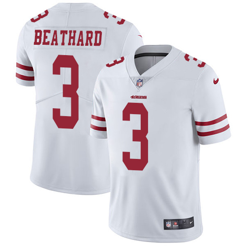 Nike 49ers #3 C.J. Beathard White Youth Stitched NFL Vapor Untouchable Limited Jersey