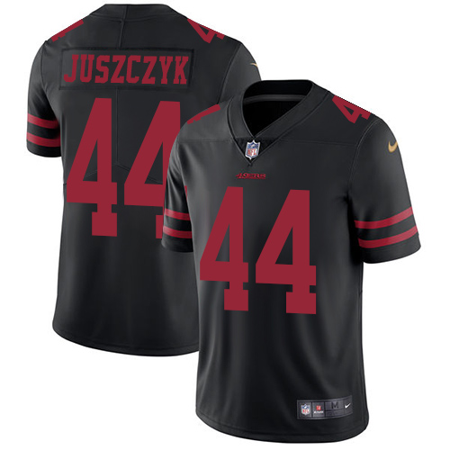 Nike 49ers #44 Kyle Juszczyk Black Alternate Youth Stitched NFL Vapor Untouchable Limited Jersey