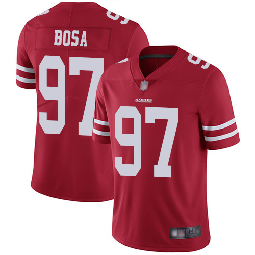 Nike 49ers #97 Nick Bosa Red Team Color Youth Stitched NFL Vapor Untouchable Limited Jersey