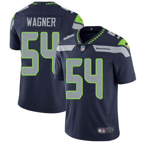 Nike Seahawks #54 Bobby Wagner Steel Blue Team Color Youth Stitched NFL Vapor Untouchable Limited Jersey