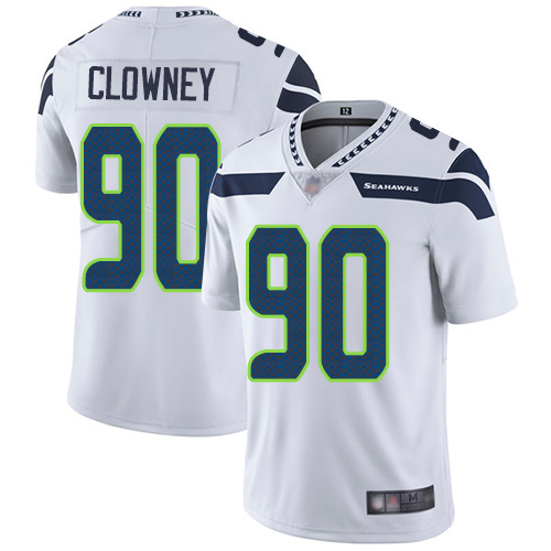 Nike Seahawks #90 Jadeveon Clowney White Youth Stitched NFL Vapor Untouchable Limited Jersey