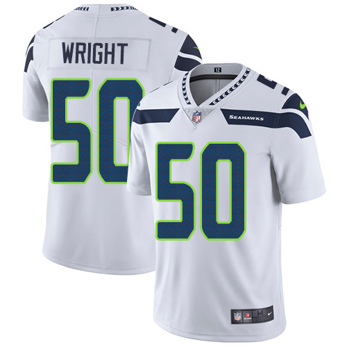 Nike Seahawks #50 K.J. Wright White Youth Stitched NFL Vapor Untouchable Limited Jersey