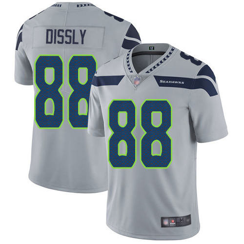 Nike Seahawks #88 Will Dissly Grey Alternate Youth Stitched NFL Vapor Untouchable Limited Jersey
