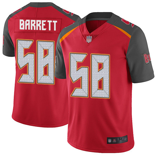 Nike Buccaneers #58 Shaquil Barrett Red Team Color Youth Stitched NFL Vapor Untouchable Limited Jersey