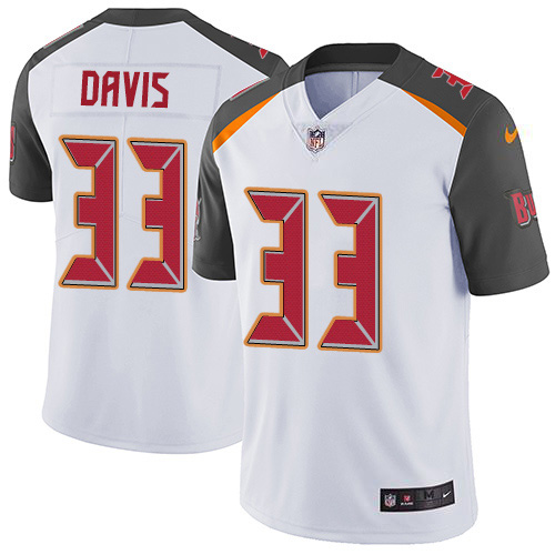 Nike Buccaneers #33 Carlton Davis III White Youth Stitched NFL Vapor Untouchable Limited Jersey