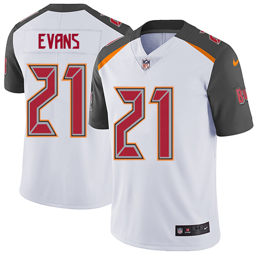 Nike Buccaneers #21 Justin Evans White Youth Stitched NFL Vapor Untouchable Limited Jersey