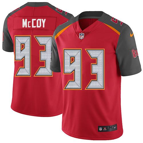 Nike Buccaneers #93 Gerald McCoy Red Team Color Youth Stitched NFL Vapor Untouchable Limited Jersey