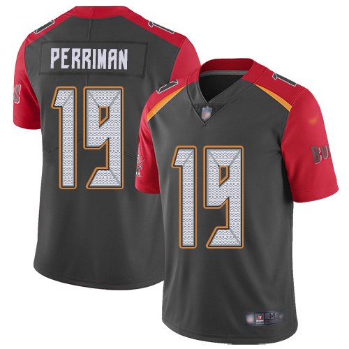 Nike Buccaneers #19 Breshad Perriman Gray Youth Stitched NFL Limited Inverted Legend Jersey