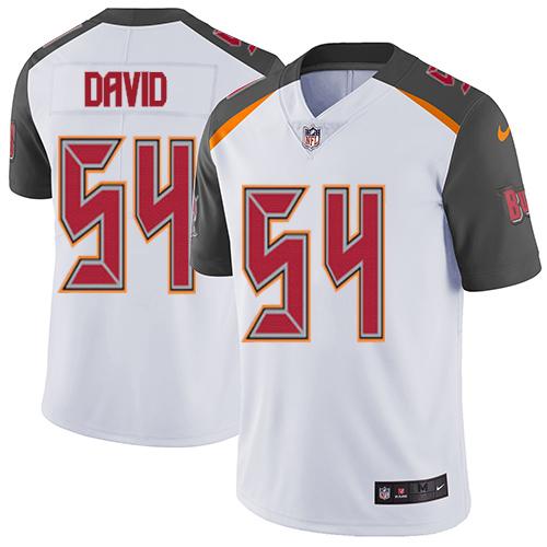 Nike Buccaneers #54 Lavonte David White Youth Stitched NFL Vapor Untouchable Limited Jersey