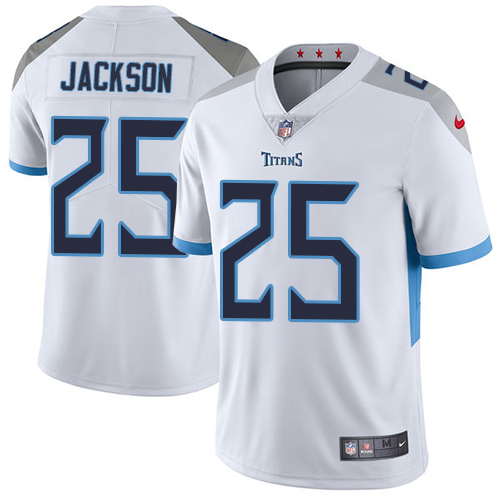 Nike Titans #25 Adoree' Jackson White Youth Stitched NFL Vapor Untouchable Limited Jersey