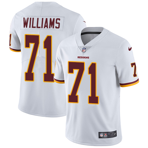 Nike Redskins #71 Trent Williams White Youth Stitched NFL Vapor Untouchable Limited Jersey