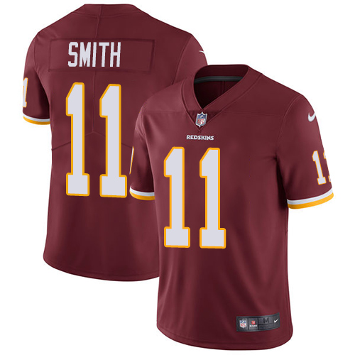 Nike Redskins #11 Alex Smith Burgundy Red Team Color Youth Stitched NFL Vapor Untouchable Limited Jersey