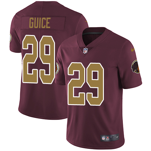 Nike Redskins #29 Derrius Guice Burgundy Red Alternate Youth Stitched NFL Vapor Untouchable Limited Jersey