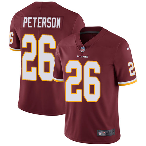 Nike Redskins #26 Adrian Peterson Burgundy Red Team Color Youth Stitched NFL Vapor Untouchable Limited Jersey