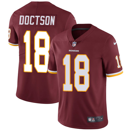 Nike Redskins #18 Josh Doctson Burgundy Red Team Color Youth Stitched NFL Vapor Untouchable Limited Jersey
