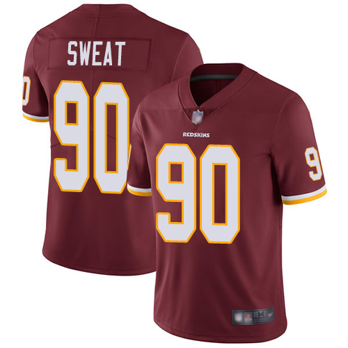 Nike Redskins #90 Montez Sweat Burgundy Red Team Color Youth Stitched NFL Vapor Untouchable Limited Jersey