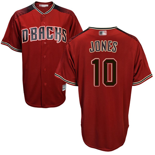 Diamondbacks #10 Adam Jones Sedona Red Alternate Stitched Youth MLB Jersey