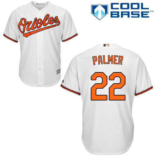 Orioles #22 Jim Palmer White Cool Base Stitched Youth MLB Jersey