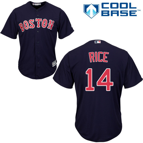 Red Sox #14 Jim Rice Navy Blue Cool Base Stitched Youth MLB Jersey