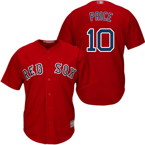 Red Sox #10 David Price Red Cool Base Stitched Youth MLB Jersey